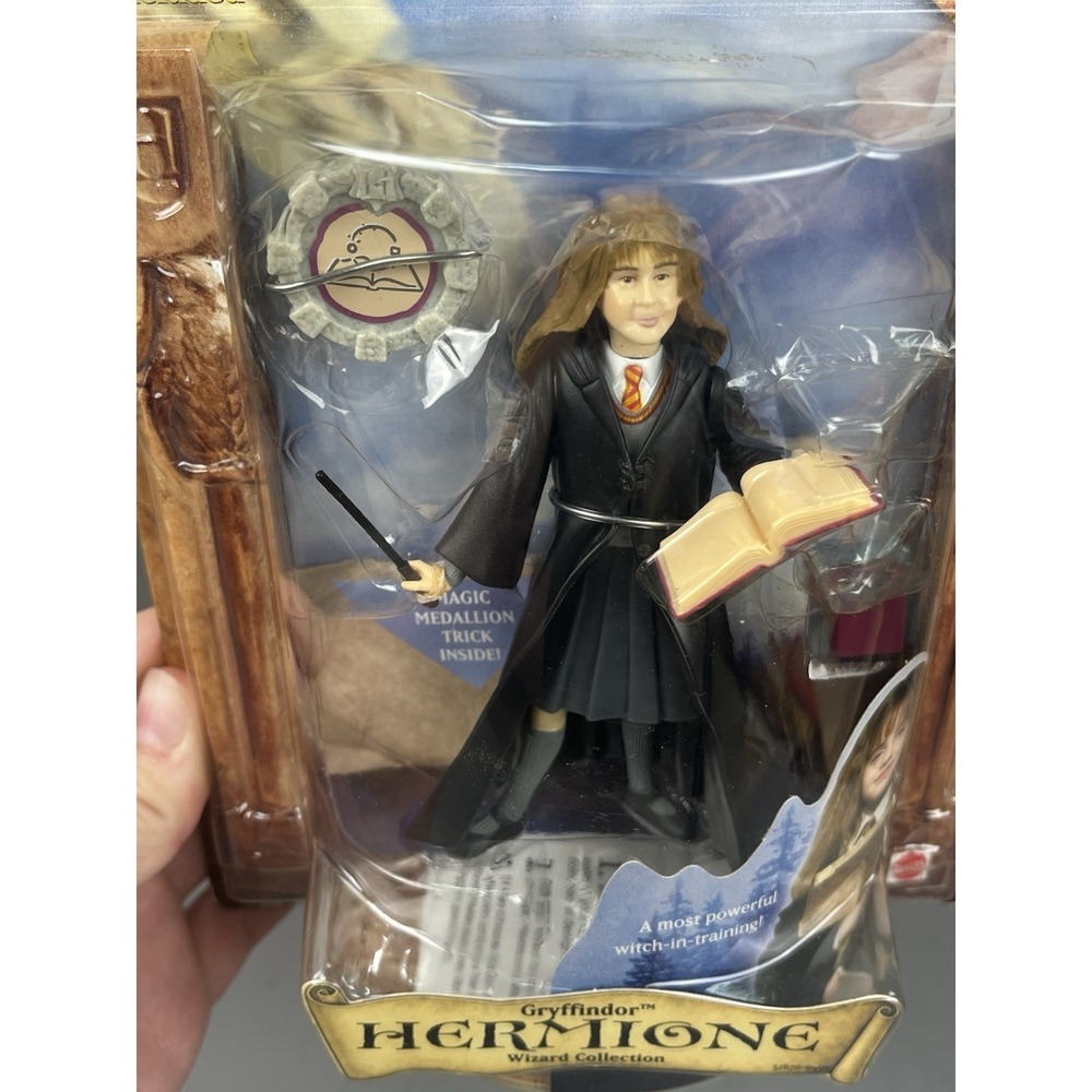 Gryffindor Hermione Harry Potter The Sorcerer's Stone Wizard Figure Mattel 2001 - Picture 2 of 8